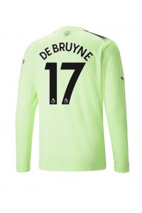 Fotbalové Dres Manchester City Kevin De Bruyne #17 Třetí Oblečení 2022-23 Dlouhý Rukáv